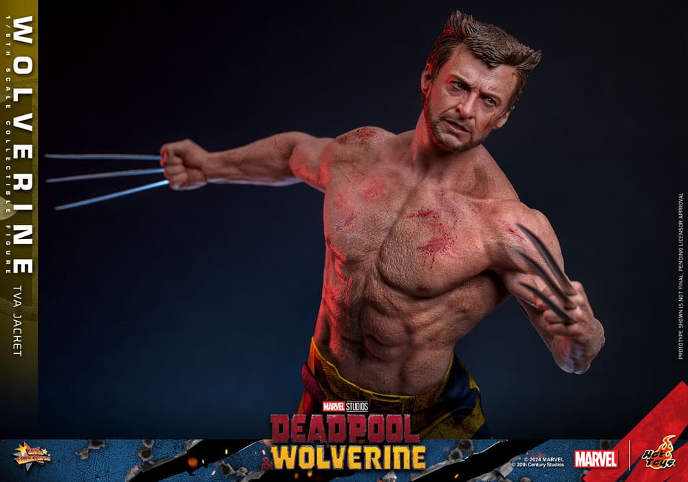 Deadpool &amp; Wolverine Movie Masterpiece Action Figure 1/6 Wolverine (TVA Jacket Version) 31 cm