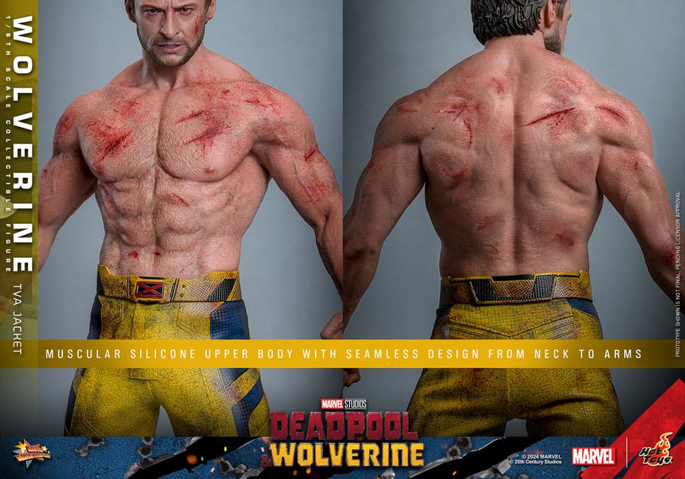 Deadpool &amp; Wolverine Movie Masterpiece Action Figure 1/6 Wolverine (TVA Jacket Version) 31 cm