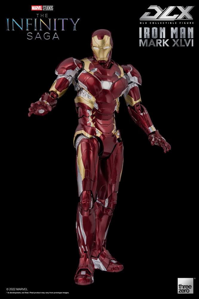 Infinity Saga DLX Action Figure 1/12 Iron Man Mark 46 17 cm