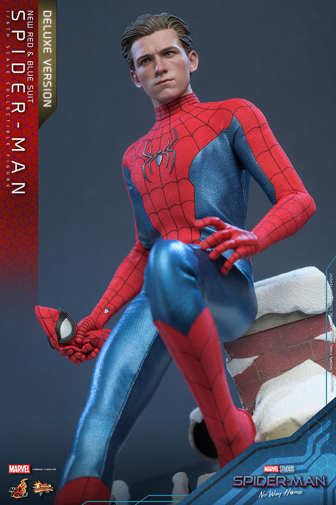 Spider-Man: No Way Home Movie Masterpiece Action Figure 1/6 Spider-Man (New Red and Blue Suit) (Deluxe Version) 28 cm