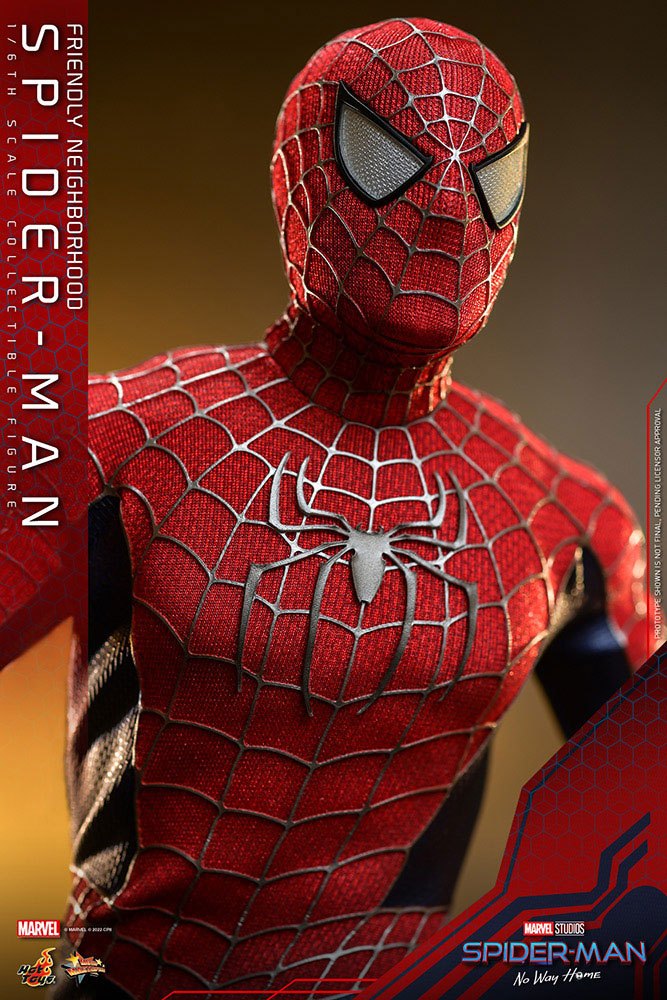 Spider-Man: No Way Home Movie Masterpiece Action Figure 1/6 Friendly Neighborhood Spider-Man 30 cm