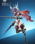 Original Character Plastic Model Kit Alloy Articulated Assemblable Model Thunderbolt-Barbera Red 21 cm