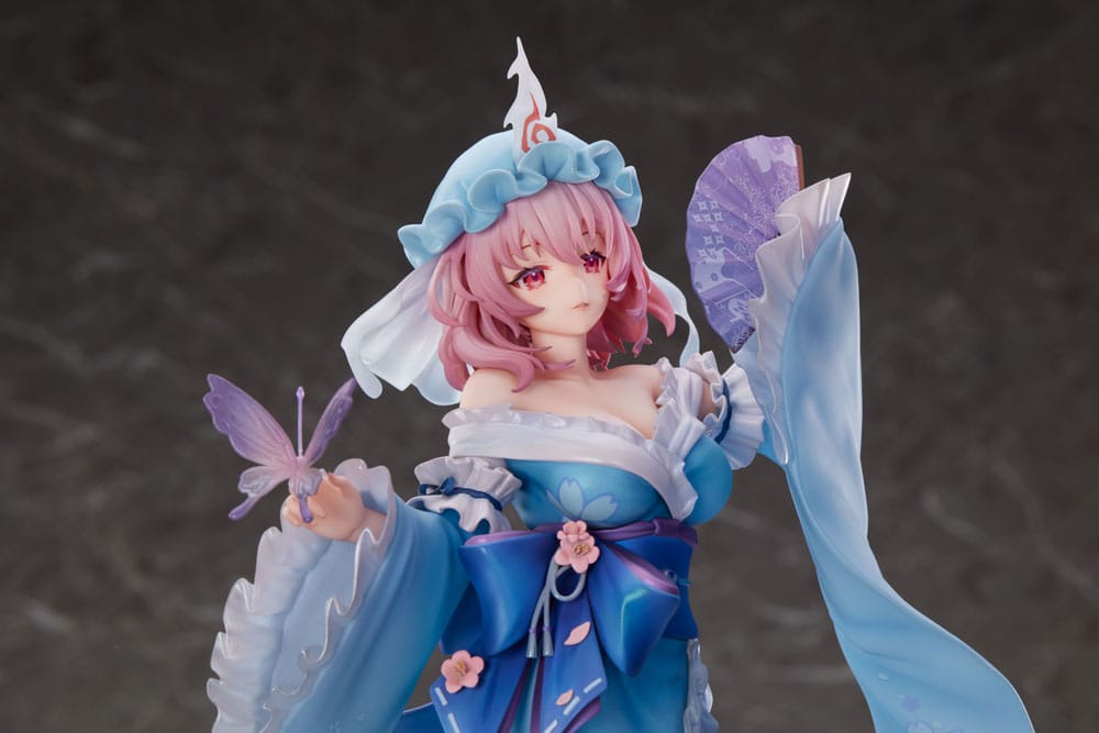 Touhou Project PVC Statue 1/6 Ghost From the Calamitous Nirvana Yuyuko Saigyouji Deluxe Edition 32 cm