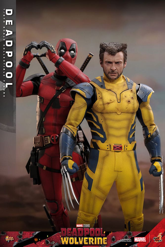 Deadpool &amp; Wolverine Movie Masterpiece Action Figure 1/6 Deadpool 31 cm