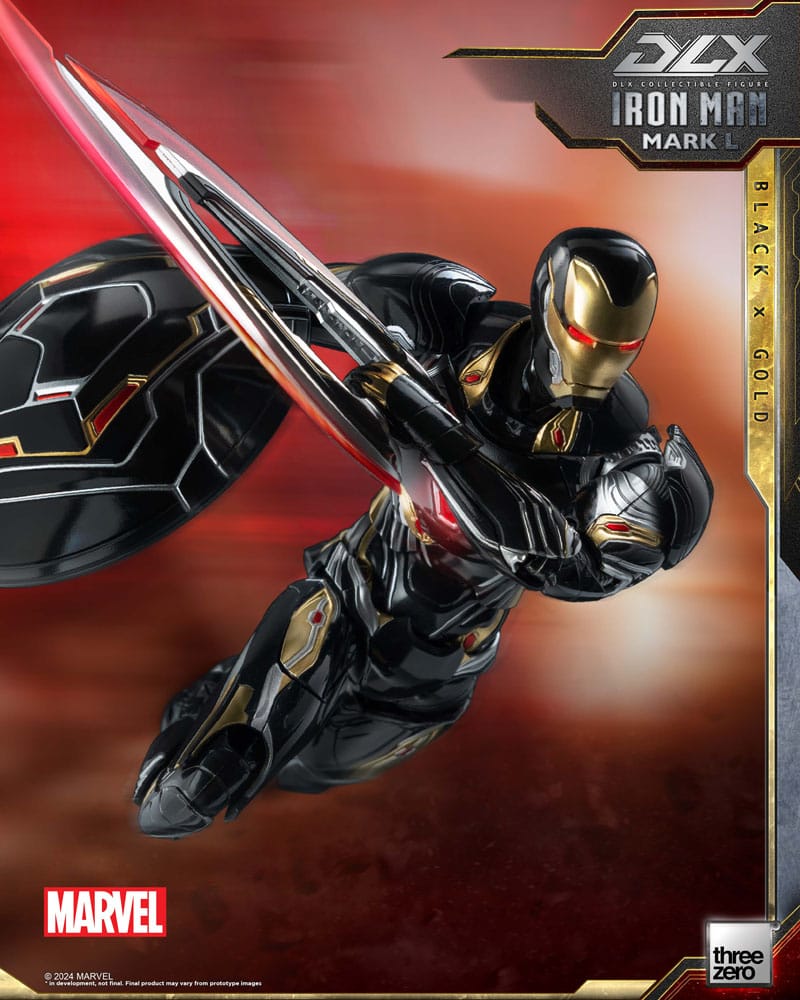 Infinity Saga DLX Action Figure 1/12 Iron Man Mark 50 (Black X Gold) 17 cm