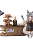 Decorated Life Collection PVC Statue Tea Time Cats - Cat Town Bakery Staff & Customer Set 12 cm