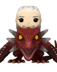 House of the Dragon POP! Rides Deluxe Vinyl Rhaenys Targaryen with Meleys 9 cm