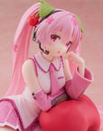 Hatsune Miku PVC Statue Desktop Cute Figure Sakura Miku Cherry Cushion Ver. 13 cm