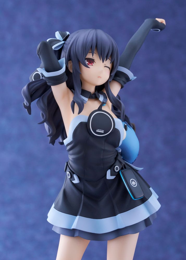 Hyperdimension Neptunia Statue 1/8 Neptunia Uni Wake Up Overseas Edition 20 cm