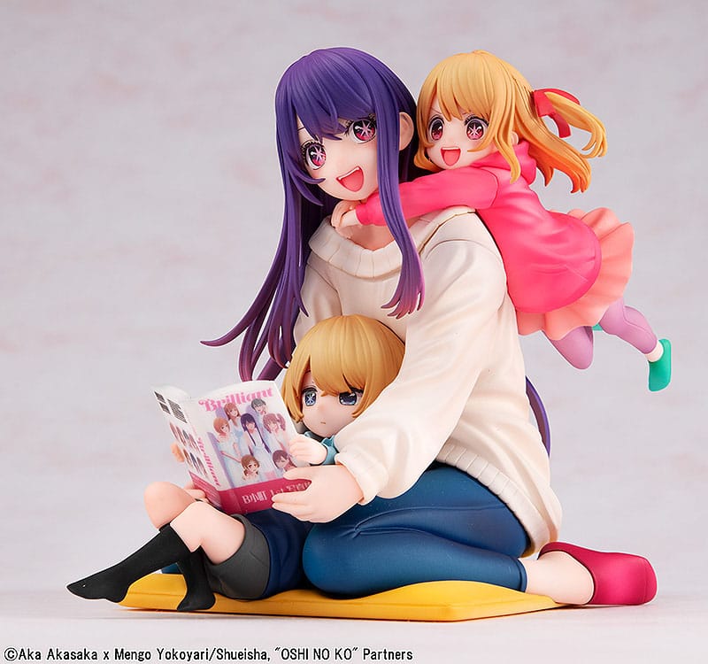 Oshi no Ko PVC Statue 1/8 Ai, Aqua &amp; Ruby Mother and Children 10 cm