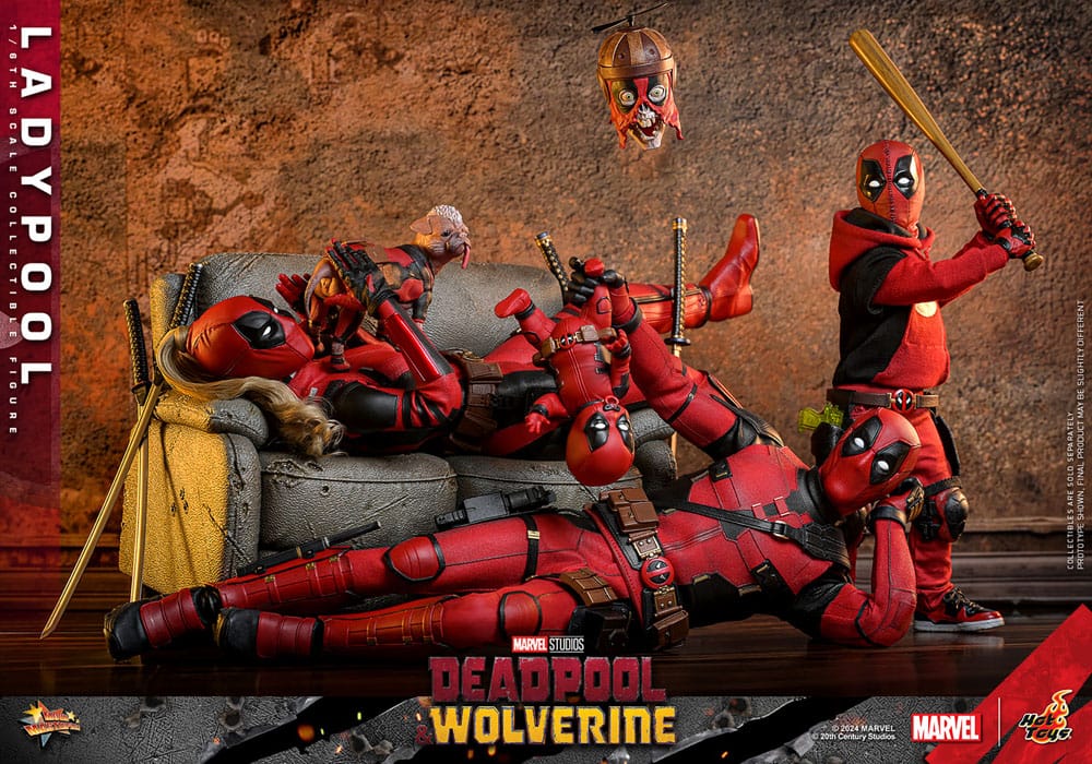 Deadpool &amp; Wolverine Movie Masterpiece Action Figure 1/6 Ladypool 30 cm