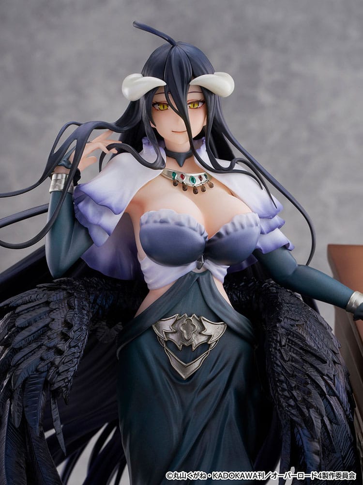 Overlord SHIBUYA SCRAMBLE FIGURE PVC Statue 1/7 Albedo Jet Black Dress Ver