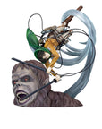 Attack on Titan PVC Statue 1/7 Levi vs Beast Titan Ver. 28 cm