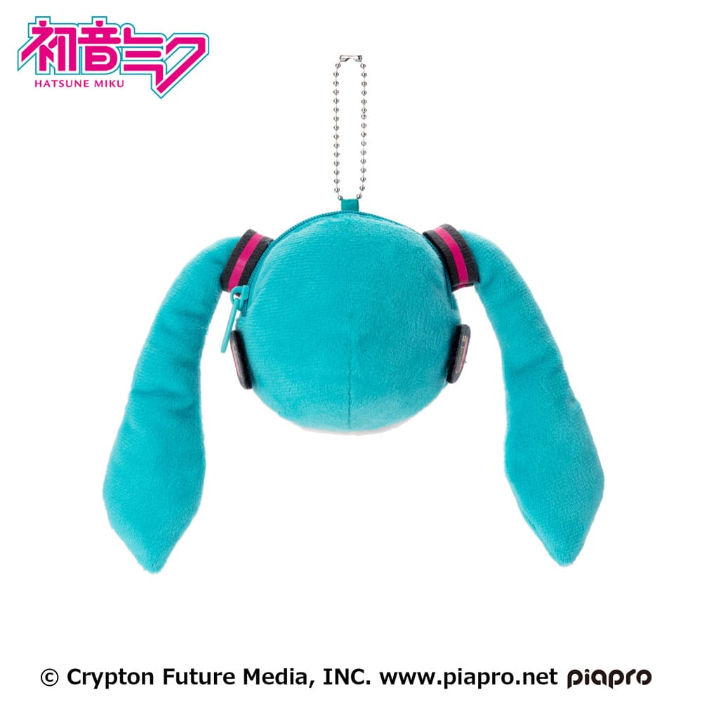 Hatsune Miku Plush Keychain Miku Face 13 cm