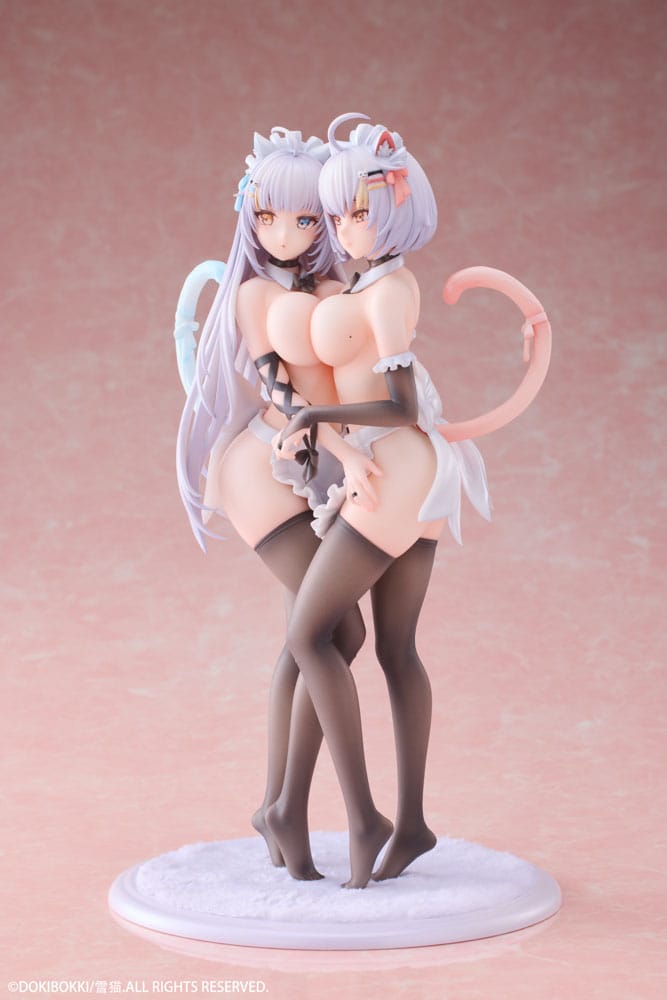 Original Character PVC Statue 1/6 Qing Xue &amp; Chi Xue Illustrated by Yukineko 26 cm