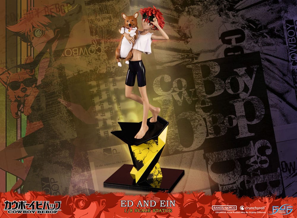 Cowboy Bebop Statue 1/8 Ed &amp; Ein 28 cm