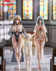 Original Character PVC Statues 2-Pack 1/6 Lily Nun & Emily Nurse Illustration by Chowbie 26 cm