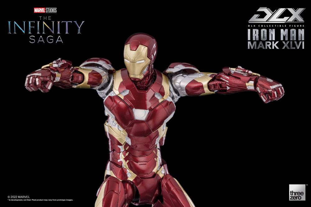 Infinity Saga DLX Action Figure 1/12 Iron Man Mark 46 17 cm