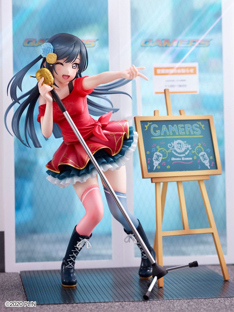 Love Live! Nijigasaki High School Idol Club PVC Statue 1/7 Odaiba Gamers Signboard Girl Setsuna Yuki 21 cm