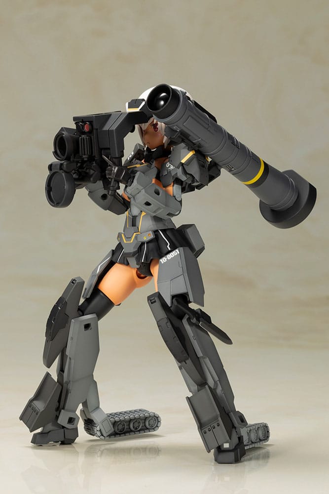 Frame Arms Girl Plastic Model Kit Gourai-Kai (Black) with FGM148 Type Anti-Tank Missile 16 cm