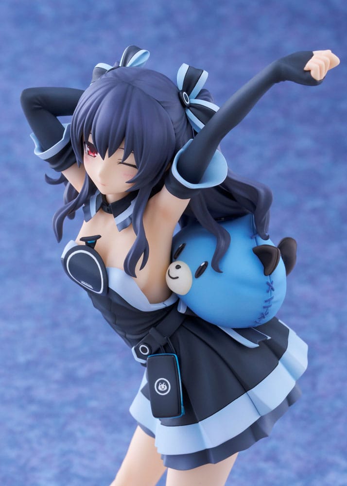 Hyperdimension Neptunia Statue 1/8 Neptunia Uni Wake Up Overseas Edition 20 cm