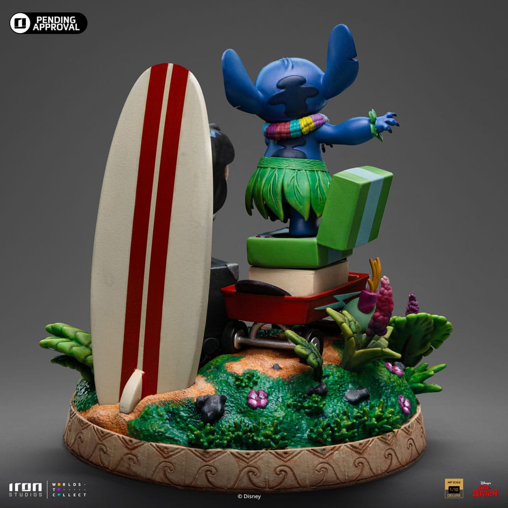 Lilo &amp; Stitch Deluxe Art Scale Statue 1/10 Lilo &amp; Stitch 20 cm