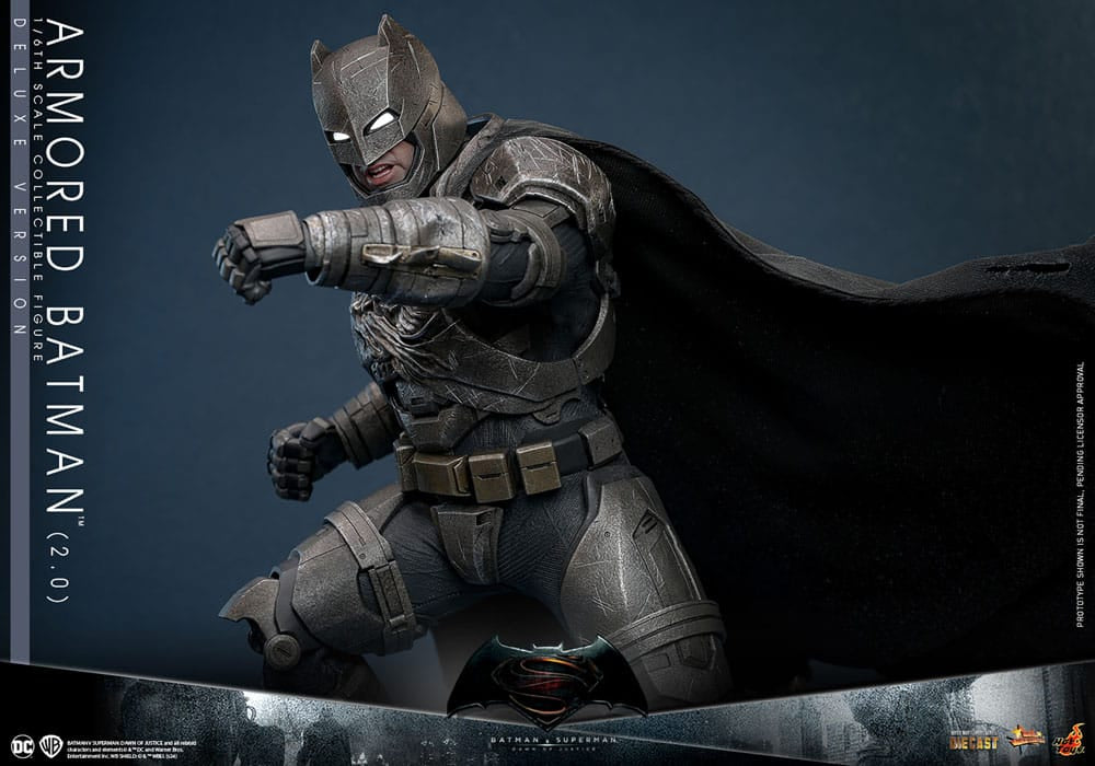 Batman v Superman: Dawn of Justice Movie Masterpiece Action Figure 1/6 Armored Batman 2.0 (Deluxe Version) 33 cm