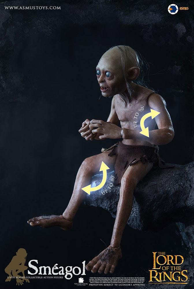 Lord of the Rings Action Figure 1/6 Gollum (Luxury Edition) 19 cm