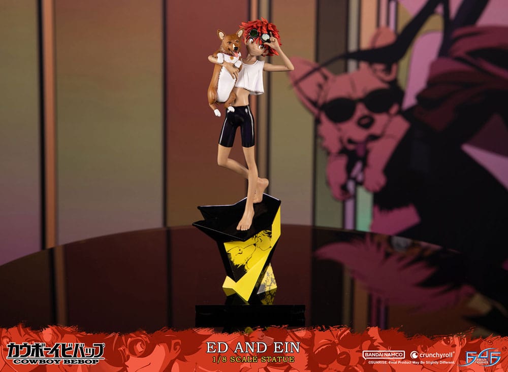 Cowboy Bebop Statue 1/8 Ed &amp; Ein 28 cm