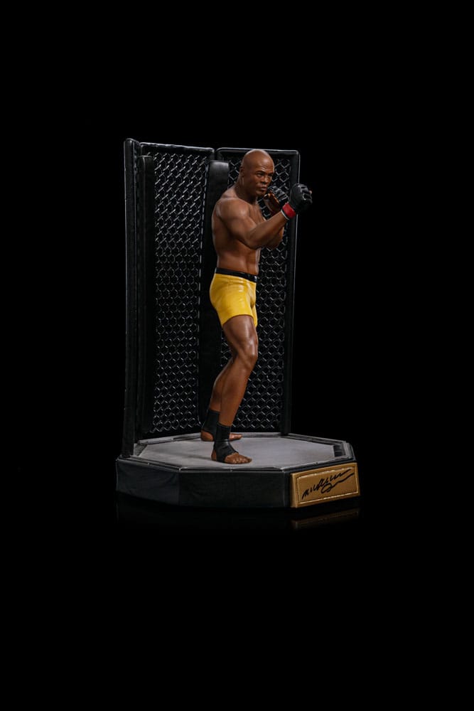 UFC Deluxe Art Scale Statue 1/10 Anderson &quot;Spider&quot; Silva - Signed Version 22 cm