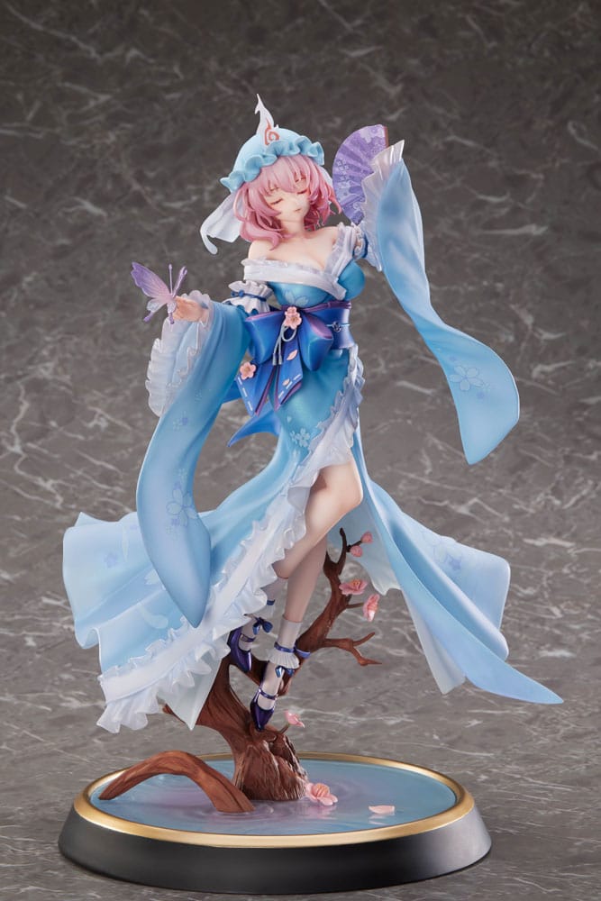 Touhou Project PVC Statue 1/6 Ghost From the Calamitous Nirvana Yuyuko Saigyouji Deluxe Edition 32 cm