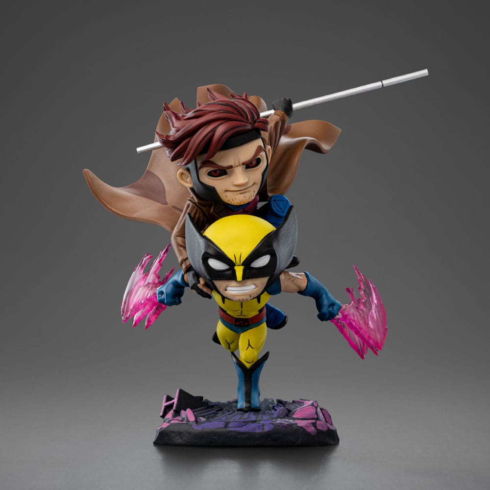 X-Men 97 Mini Co. PVC Figure Gambit and Wolverine 23