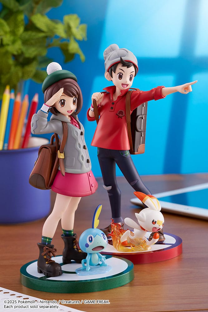 Pokémon ARTFXJ Statue 1/8 Gloria &amp; Sobble 21 cm