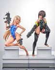 Arms Note Statue 1/7 Swim Team Bucho-chan and Kohai-chan 22 cm