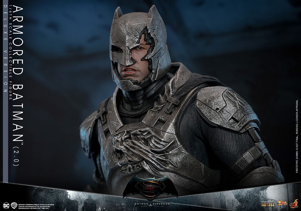 Batman v Superman: Dawn of Justice Movie Masterpiece Action Figure 1/6 Armored Batman 2.0 (Deluxe Version) 33 cm