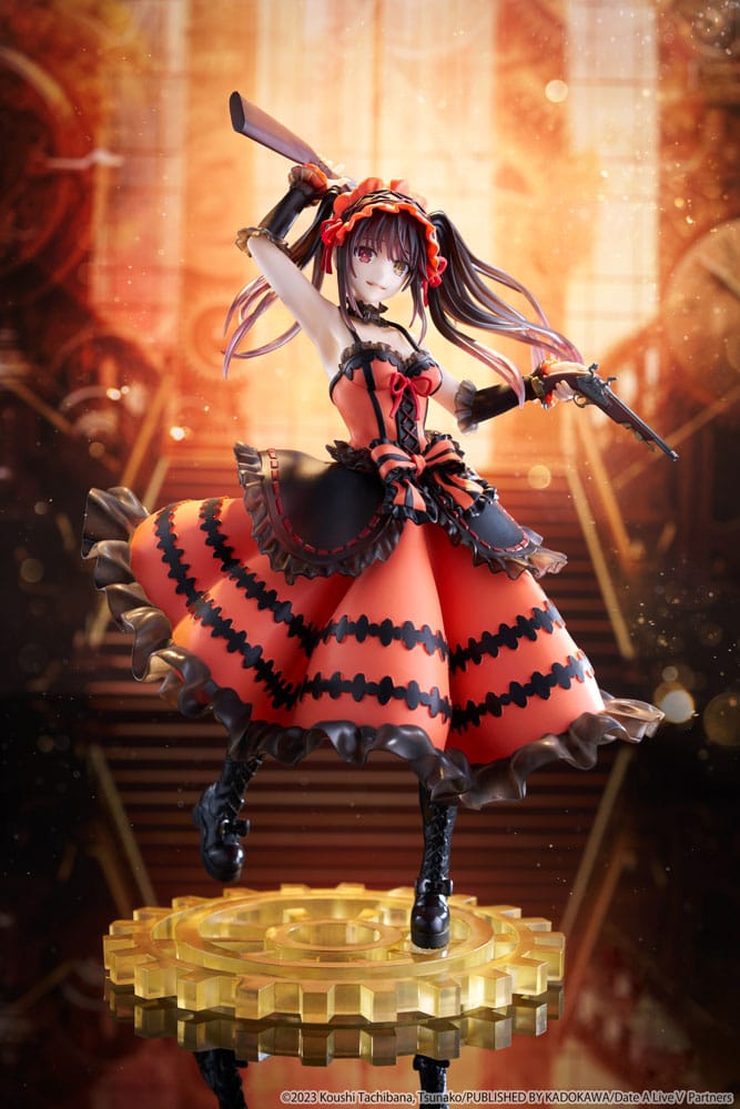 Date A Live IV AMP+ PVC Statue Kurumi Tokisaki (Zafkiel) Reissue 20 cm