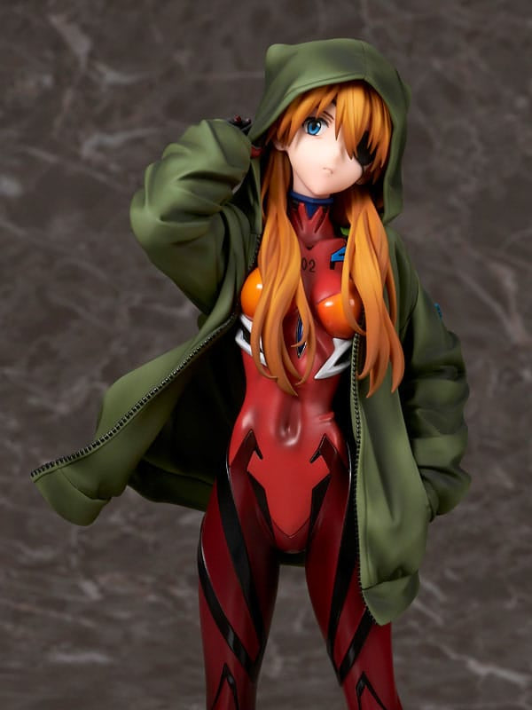 Shin Evangelion Movie PVC Statue 1/7 Shikinami Asuka Langley Hoodie Ver. 23 cm