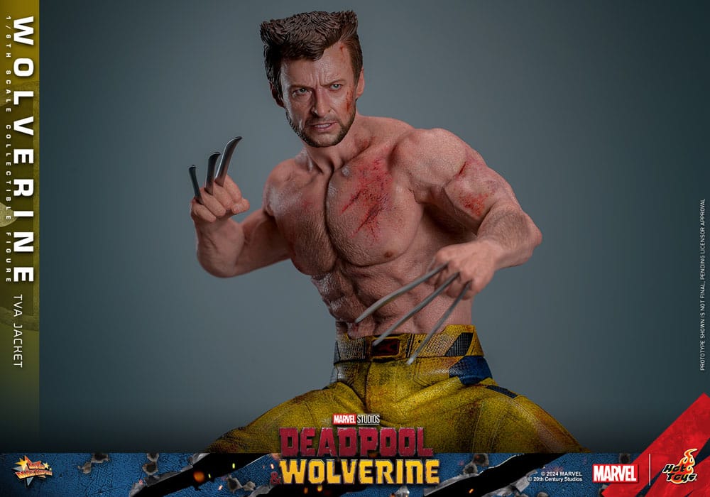 Deadpool &amp; Wolverine Movie Masterpiece Action Figure 1/6 Wolverine (TVA Jacket Version) 31 cm