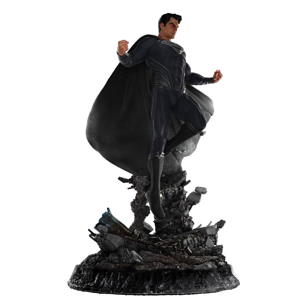 Zack Snyder&#39;s Justice League Statue 1/4 Superman Black Suit 65 cm