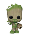 We Are Groot POP! Movies Vinyl Figure Iron Man 9 cm