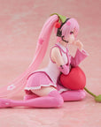 Hatsune Miku PVC Statue Desktop Cute Figure Sakura Miku Cherry Cushion Ver. 13 cm