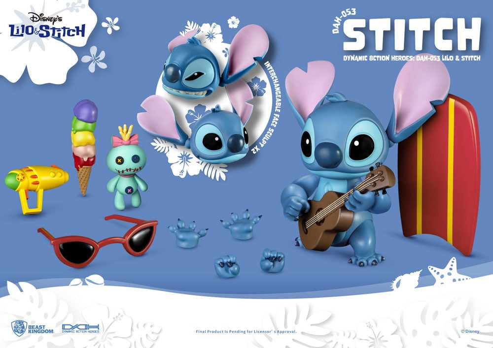 Lilo &amp; Stitch Dynamic 8ction Heroes Action Figure 1/9 Stitch 18 cm