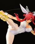 Fairy Tail Statue 1/6 Erza Scarlet High Kick White Bunny Ver. 37 cm