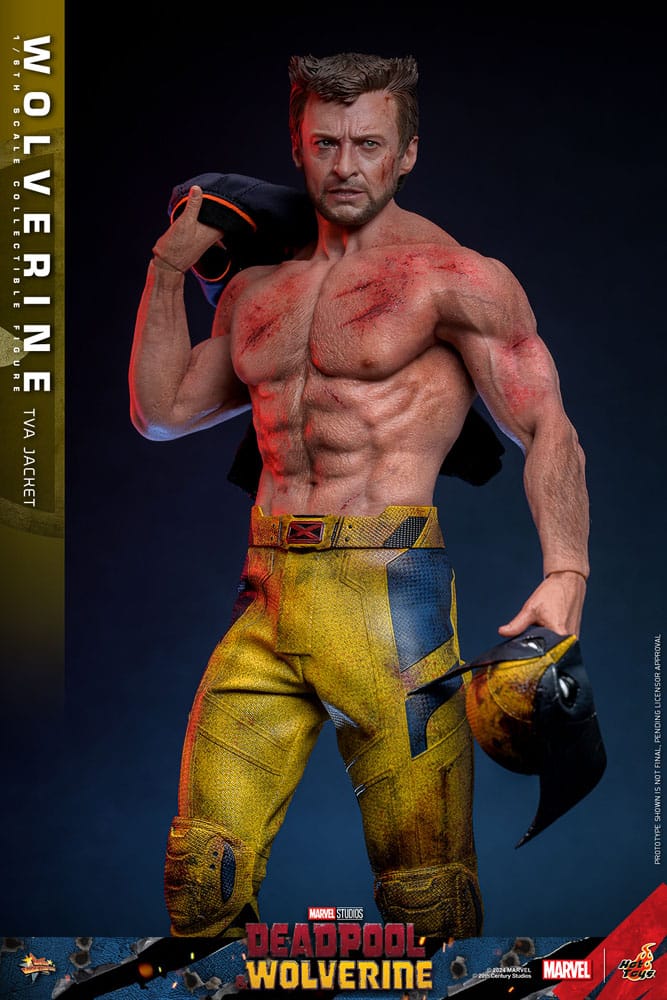 Deadpool &amp; Wolverine Movie Masterpiece Action Figure 1/6 Wolverine (TVA Jacket Version) 31 cm