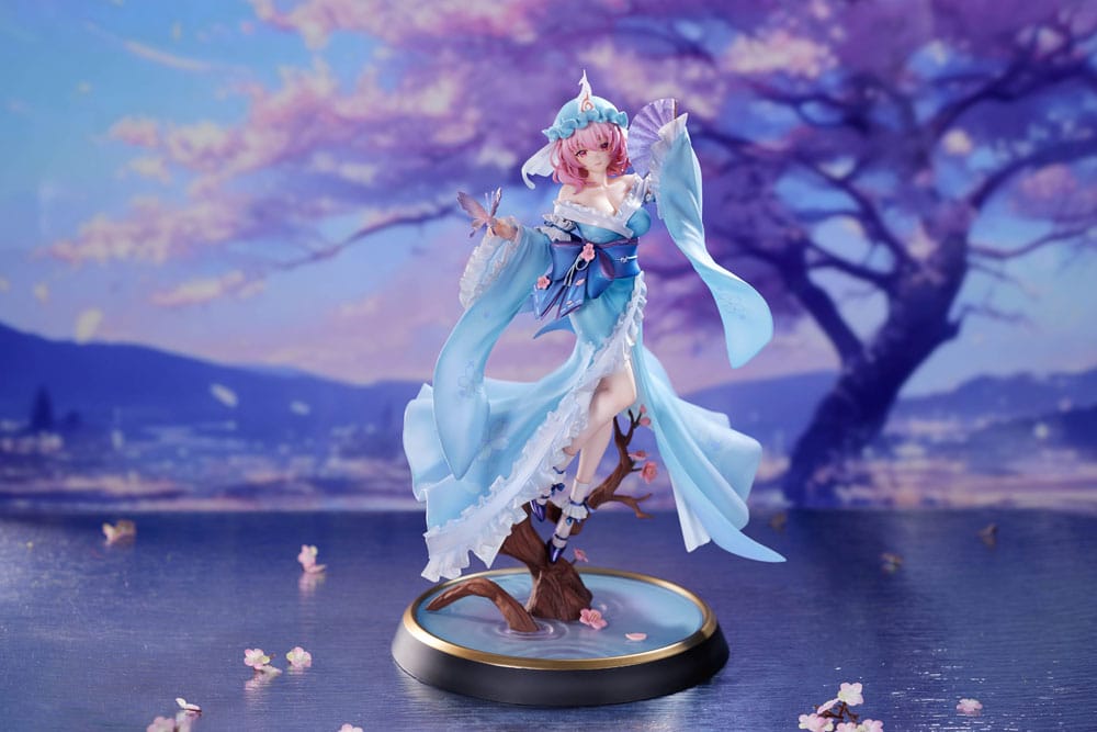 Touhou Project PVC Statue 1/6 Ghost From the Calamitous Nirvana Yuyuko Saigyouji Deluxe Edition 32 cm