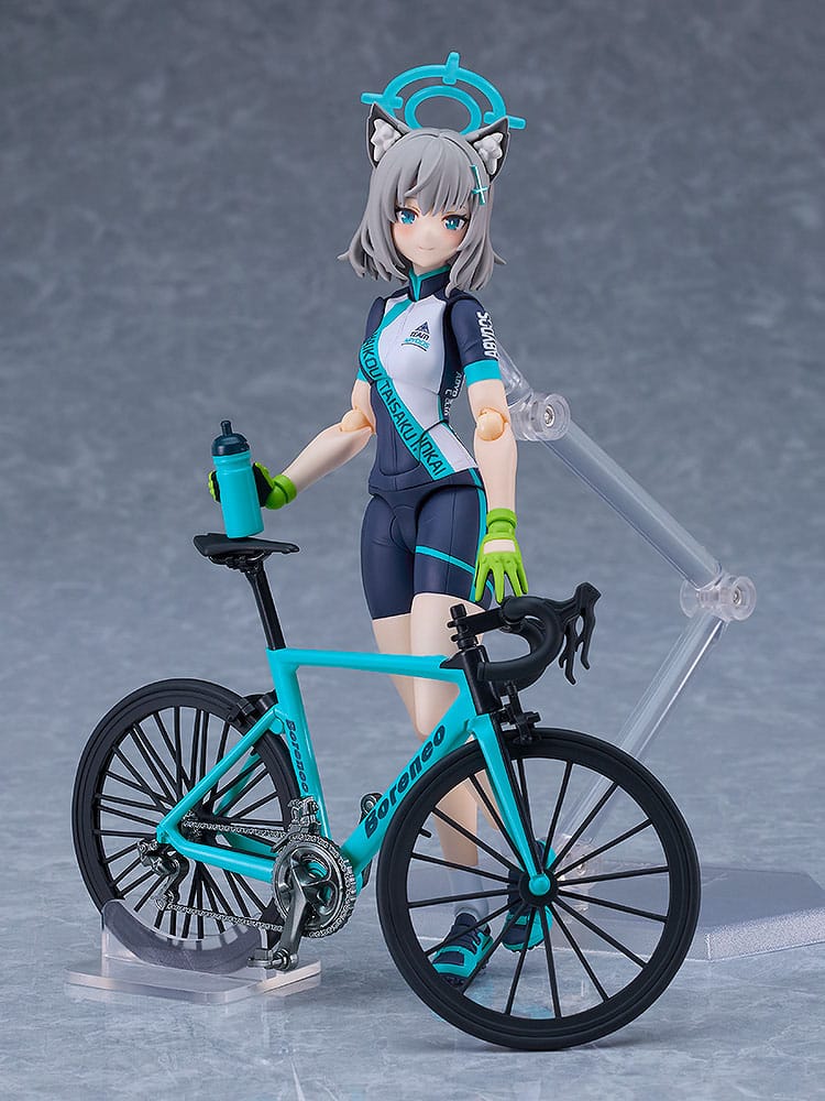 Blue Archive Figma Action Figure Shiroko Sunaookami Cycling DX Edition 15 cm