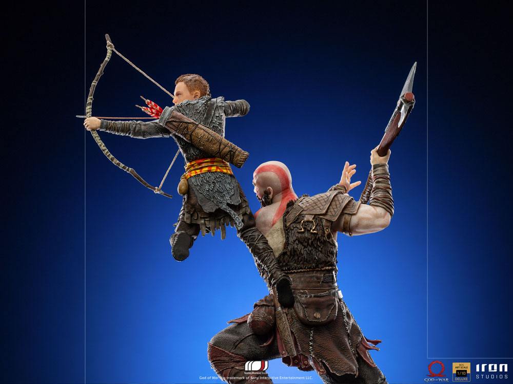 God of War BDS Art Scale Statue 1/10 Kratos &amp; Atreus 34 cm