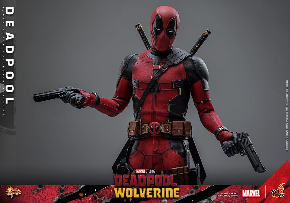 Deadpool &amp; Wolverine Movie Masterpiece Action Figure 1/6 Deadpool 31 cm