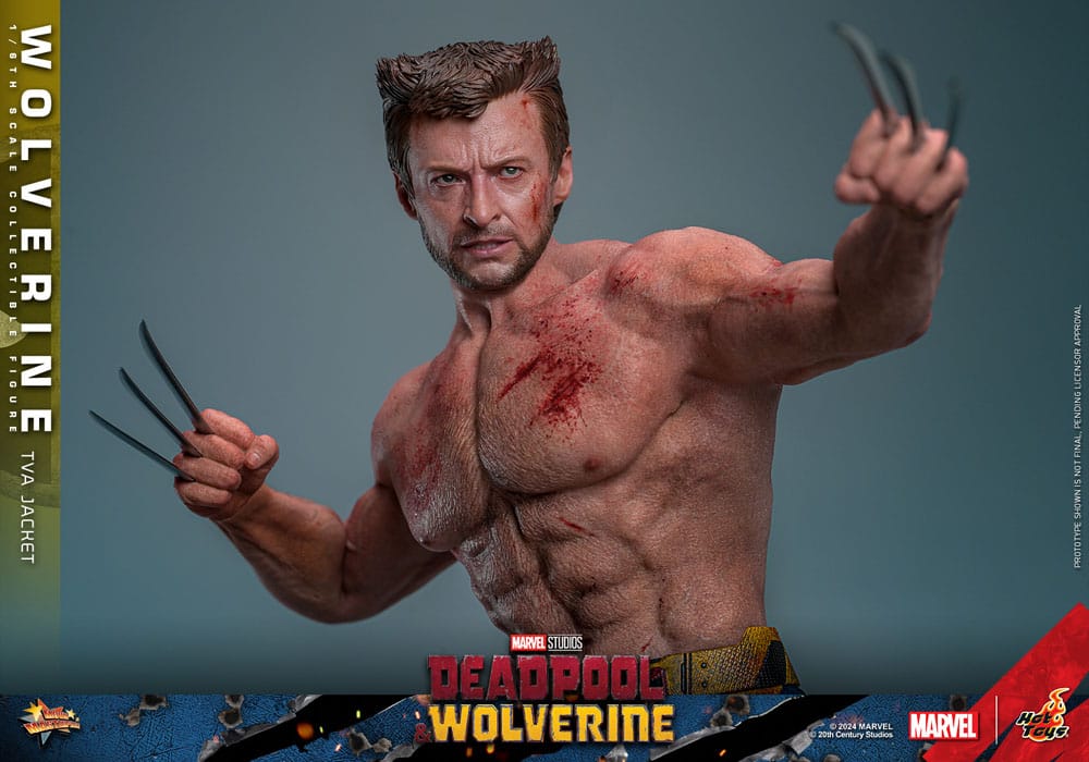 Deadpool &amp; Wolverine Movie Masterpiece Action Figure 1/6 Wolverine (TVA Jacket Version) 31 cm