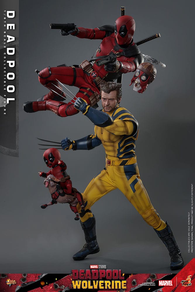 Deadpool &amp; Wolverine Movie Masterpiece Action Figure 1/6 Deadpool 31 cm